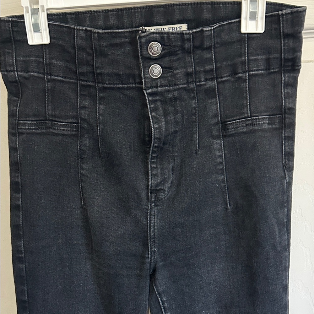 We The Free Black High-Rise Flare Jeans - Picture 3 of 7